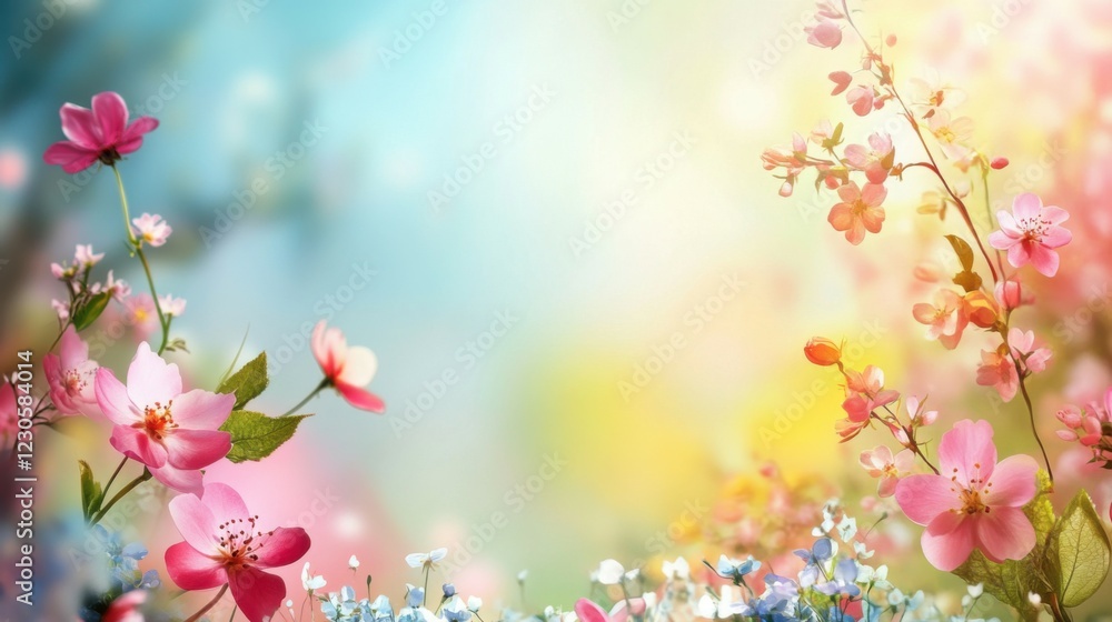 Poster abstract spring time background