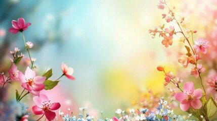 Fototapeta premium Abstract spring time background