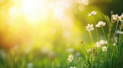 Fototapeta premium art abstract spring background or summer background with fresh g