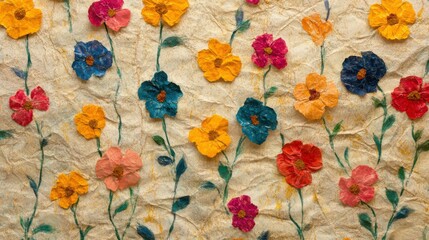 background and texture of handmade Indian paper