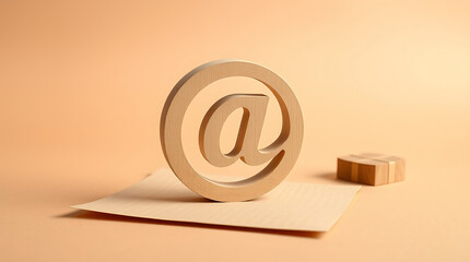 Email Symbol Concept: At symbol, digital communication, email marketing, online messaging, internet symbol, email services, business email, email branding, email technology.