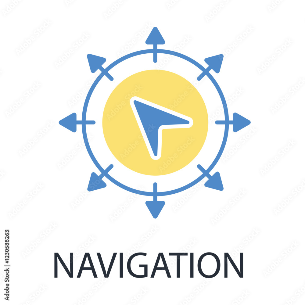 Poster navigation icon. vector.editable stroke.linear style sign for use web design,logo.symbol illustratio