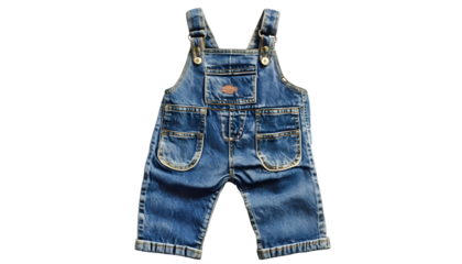 Vintage Denim Overalls Artwork