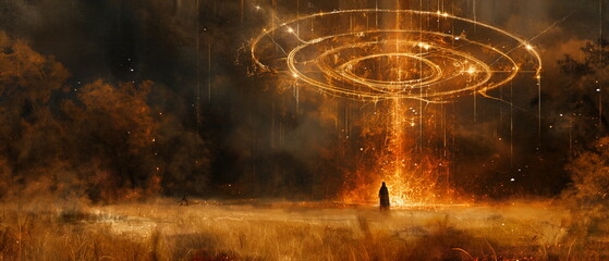 A UFO in the shape of a thin disk with a slight gl_001