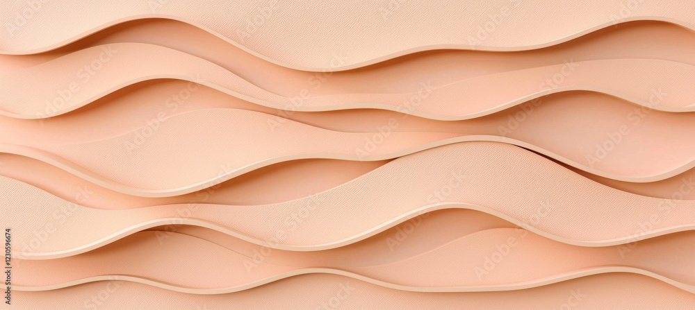 Poster for branding and product presentation, a clean abstract background using beige with faint geometric 