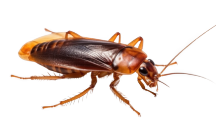 Cockroach, isolated on transparent background