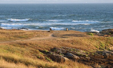view from the beach, Quiberon, France 