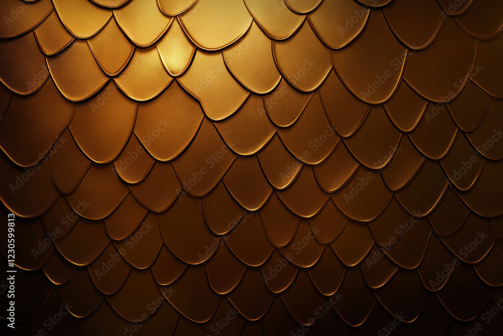 Aufkleber textured golden scales create a striking background for art and design projects