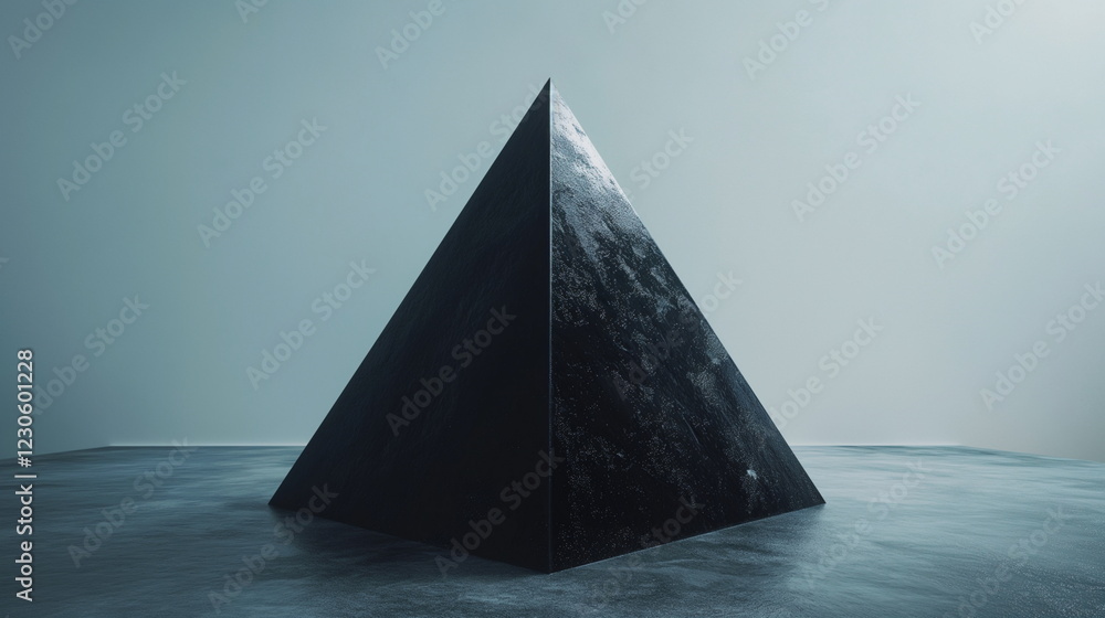 Poster clean and perfectly symmetrical shape in the form _005