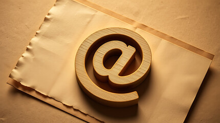 Email Symbol Concept: At symbol, digital communication, email marketing, online messaging, internet symbol, email services, business email, email branding, email technology.