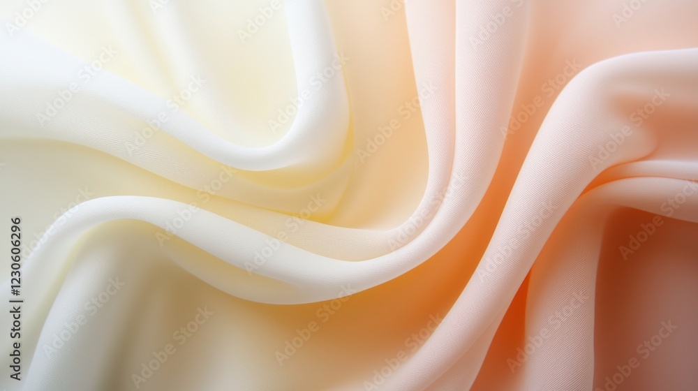 Poster close-up of a fabric with a smooth and elegant texture. the fabric appears to be made of a silky or 