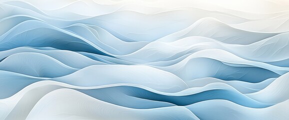Obraz premium Creative and painted cloudy sky blue watercolor background