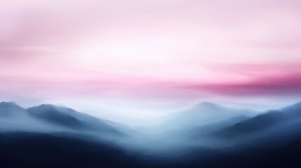 Obraz premium Abstract landscape with a gradient effect. the background is a gradient of pink and blue, with the pink on the top and the blue on the bottom.