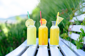 Three refreshing fruit juices perfect for a sunny day