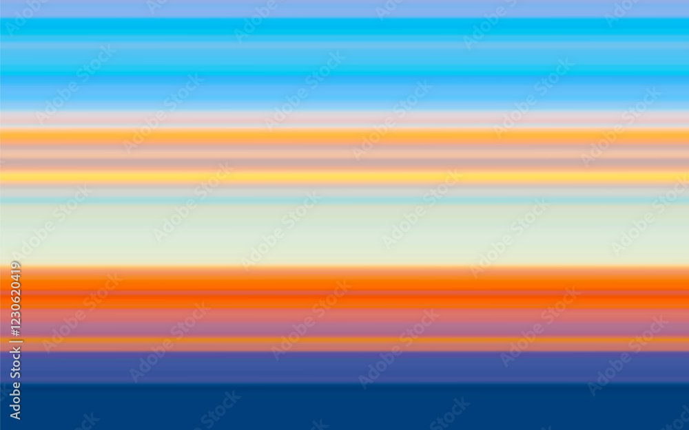 Poster a vibrant, multicolor abstract vector background with a spectrum of blurred art lines in various col