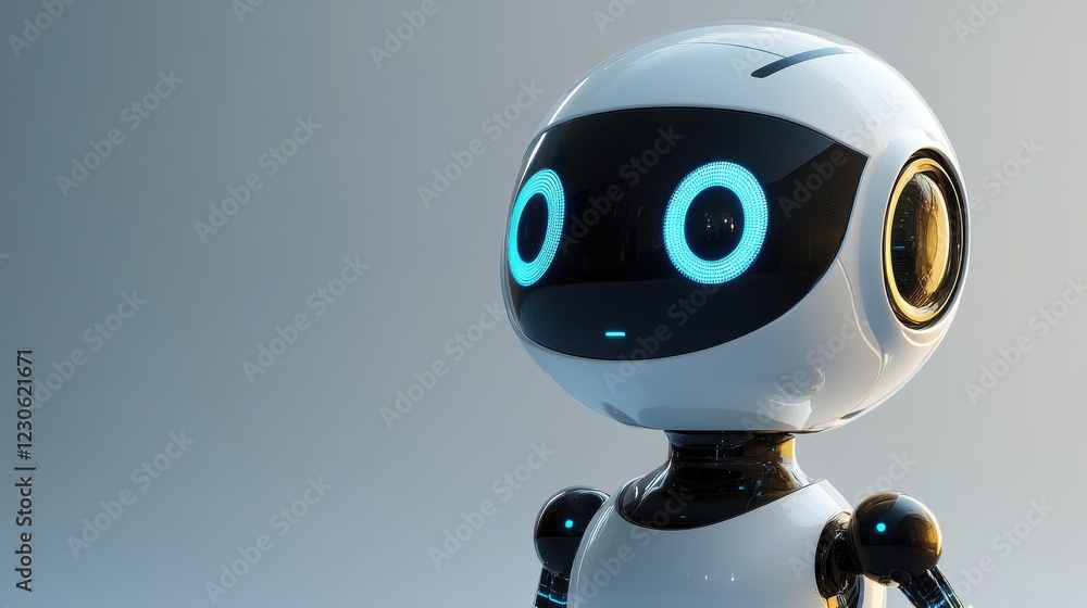 Aufkleber a cutting-edge stock neural network chatbot. a holographic ai chatbot assistant.
