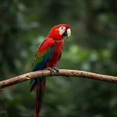 red and yellow macaw