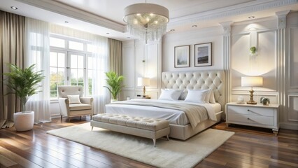 Transform your space modern bedroom decorating ideas in white for a serene atmosphere