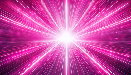 neon pink and bright white in a starburst pattern energetic and radiant