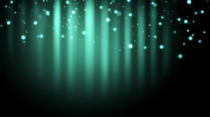 Abstract black turquoise blue blurred background with rough grunge grain texture, dark green glowing gradient, and noise effect, minimalistic bright light tone with empty caption space