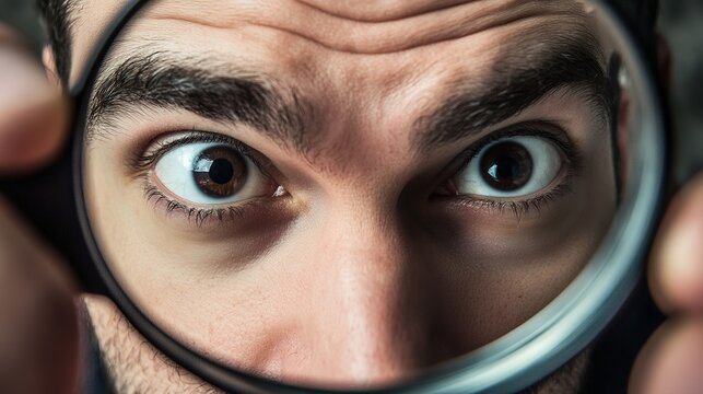 Finding the best candidates for your team? Focus on the people! Use a magnifying glass to search for the right fit, ensuring you choose skilled and compatible individuals.