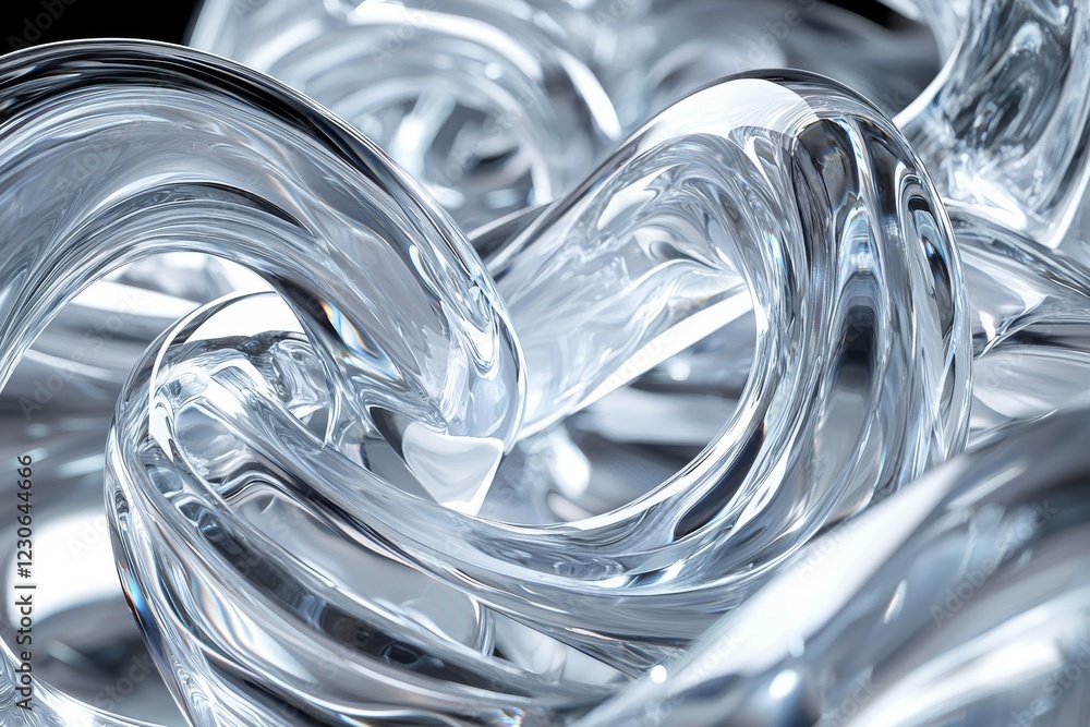 Poster a shiny silver metal with a fluid, glossy chrome appearance, creating a mirror-like water effect for