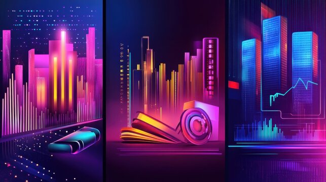 Retail profit plan abstract concept vector illustration set. Flash sale, sales forcasting and index, special offer, e-commerce shop promotion, business statistics, performance abstract metaphor.