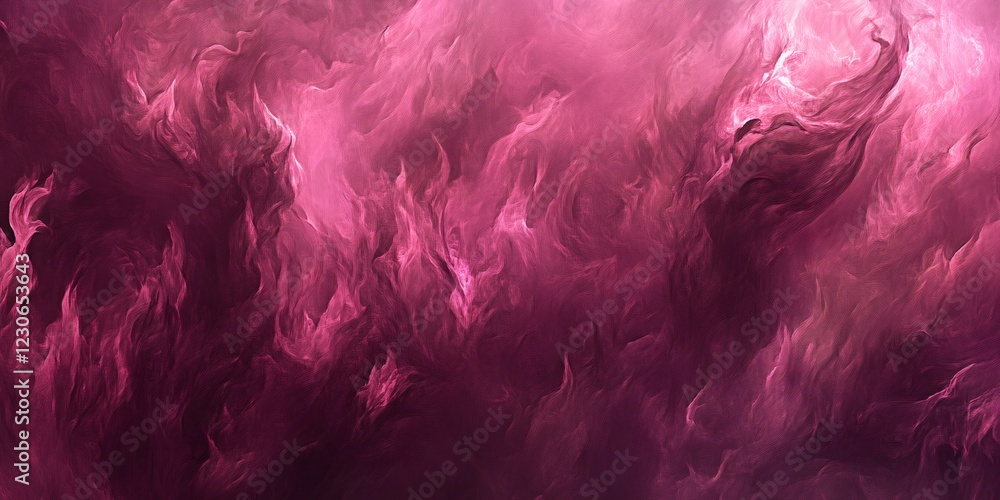 Poster abstract pink neon background resembling a cosmic nebula or a supernova explosion, creating a stunni