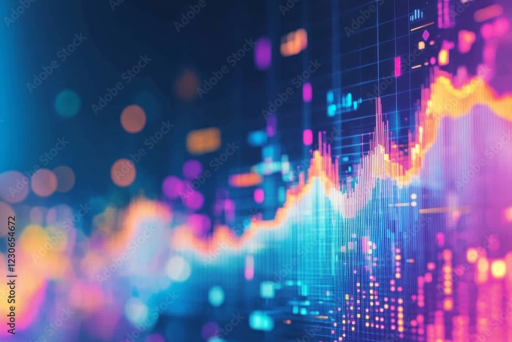 Poster dynamic data visualization: insights into market trends and business performance strategies