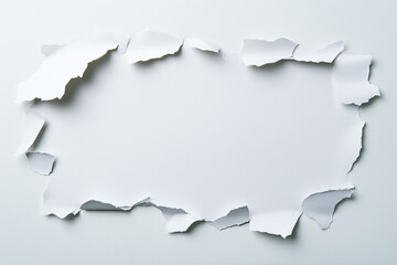 Fototapeta premium Zerrissenes Papier mit freiem Platz für kreative Ideen und Texte