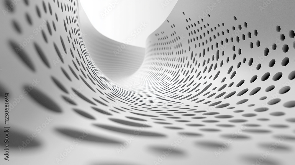 Poster creative digital dots background symbolizing digital data, modern minimalistic design with bright li