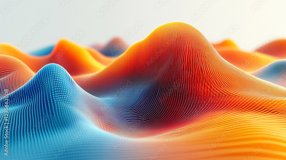 Poster creative digital dots background symbolizing digital data, modern minimalistic design with bright li