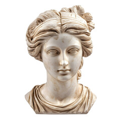 Obraz premium Classical Greek Woman Bust Sculpture Antique Statue Home Decor Art