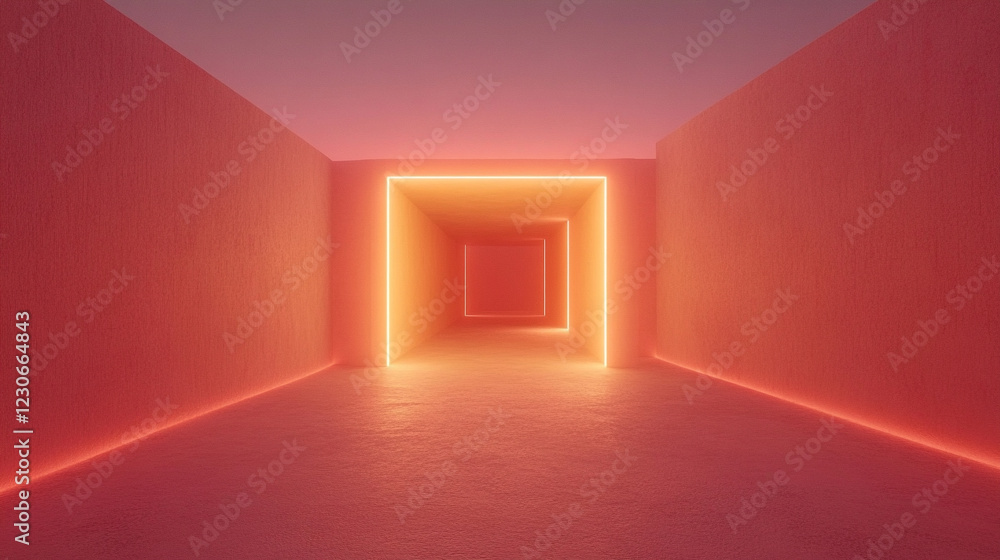 Poster a creative digital picture gallery with a minimalistic and modern design, bright light tones, and a 