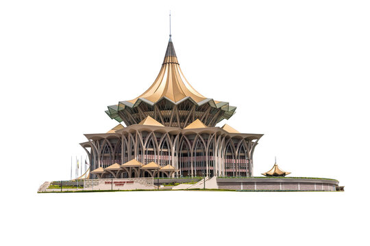 The New Sarawak State Legislative Assembly Building, Kuching, Malaysia