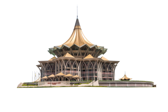 The New Sarawak State Legislative Assembly Building, Kuching, Malaysia