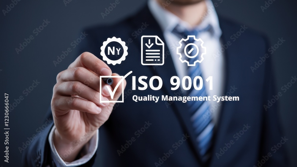 Poster iso 9001 quality management system implementation