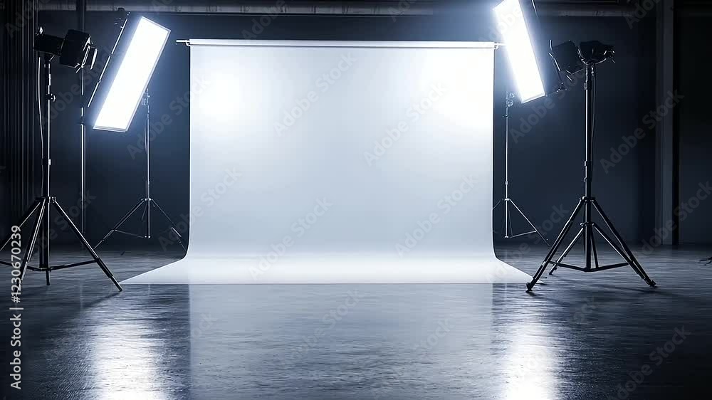 Poster a seamless gray backdrop enhanced by the soft glow of a d lightbox offers a versatile setting for re