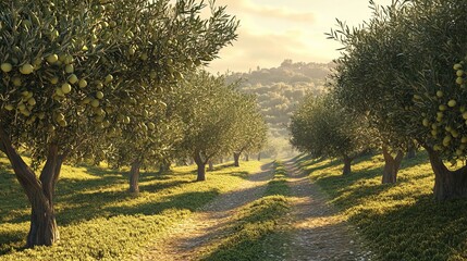 The time when green olives are ripe and ready to be harvested from olive trees.
