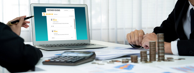 Customer experience and review analysis by brisk computer software for corporate business