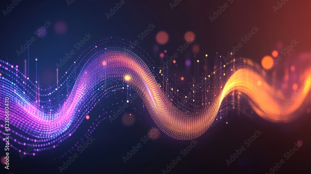 Poster Abstract Waveform Digital Data Visualization