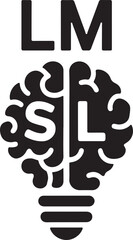 A logo with the vector illustration