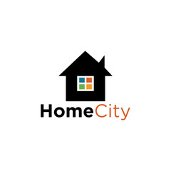 Home City Logo Vector Simple
