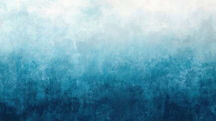 Obraz premium Seamless ombre background with textured blue gradient transition