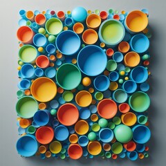 abstract background with circles