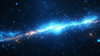 A high-speed space concept featuring accelerated motion blur of light rays in a dynamic abstract design, symbolizing technological advancement and futuristic science, with a modern minimalistic tone a