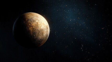 Fototapeta premium An artist's depiction of a celestial body adorned with luminous orbs and a radiant focal point in its center
