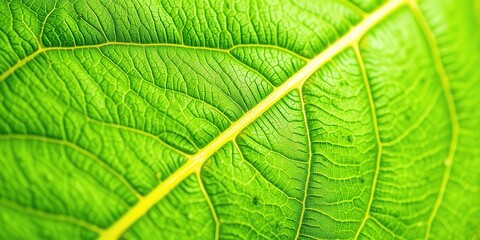 Detailed Plant Anatomy: Intricate Leaf Textures Reveal Hidden Structures