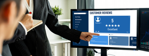 Customer experience and review analysis by brisk computer software for corporate business