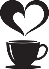 cup of coffee with heart